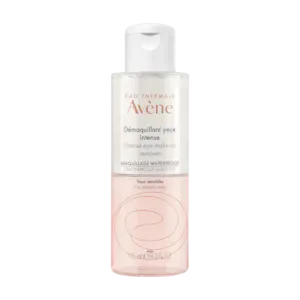 Avène Démaquillant Yeux Intense, visuel relevé sur la page fabricant