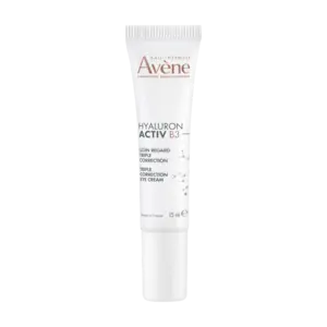 Avène Hyaluron Activ B3 Soin Regard Triple Correction, visuel relevé sur la page fabricant
