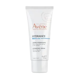 Avène Hydrance Riche Crème Hydratante, visuel relevé sur la page fabricant