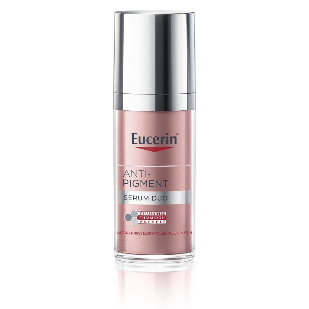 Eucerin Anti-Pigment Sérum Duo, visuel relevé sur la page fabricant