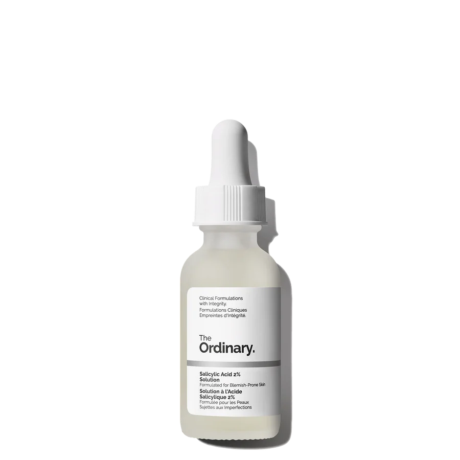The Ordinary Salicylic Acid 2 % Solution, visuel relevé sur la page fabricant